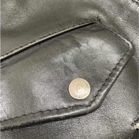 Schott NYC Perfecto 618 Steerhide motorcycle jacket size 36 USA - Picture 9 of 15